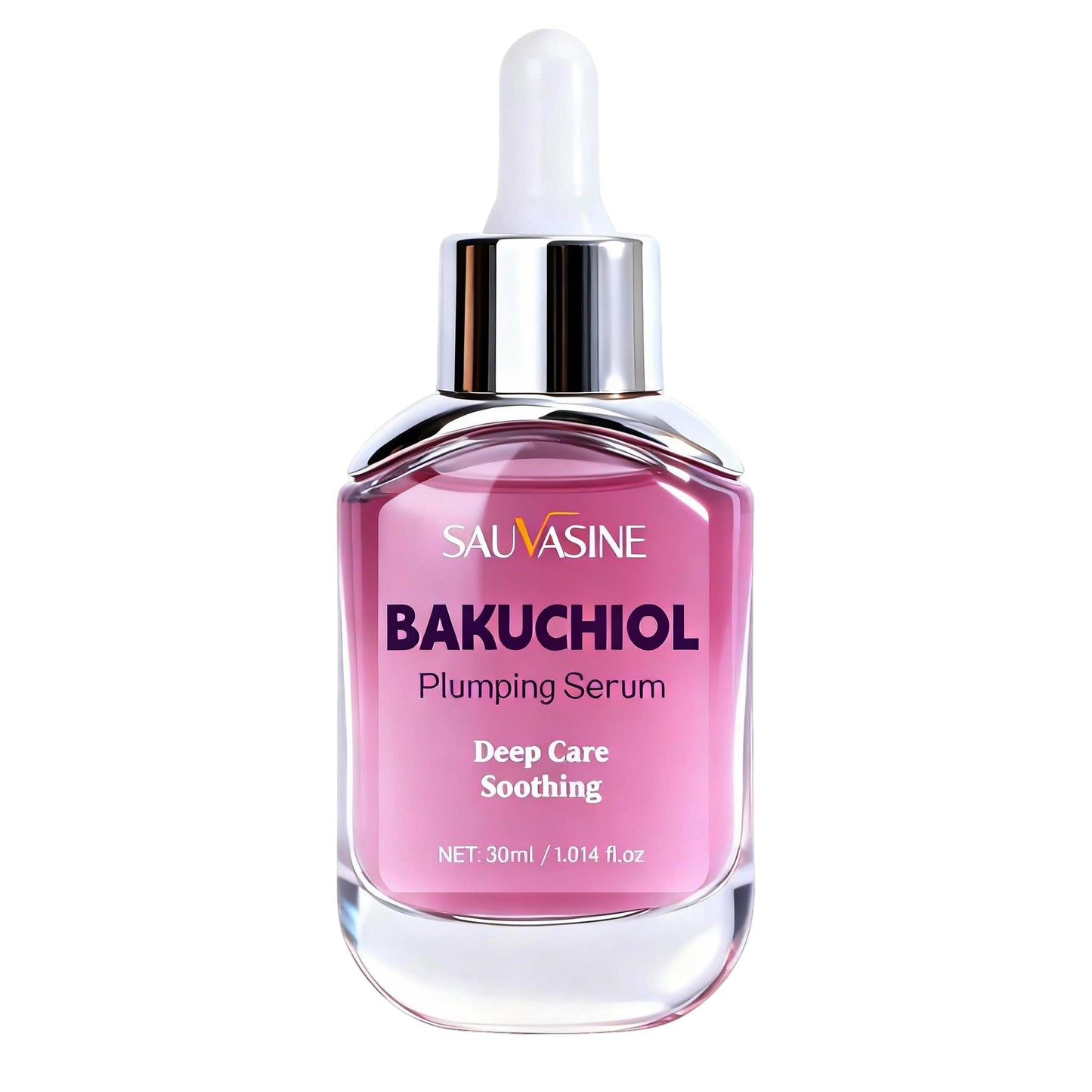 Bakuchiol Plumping Serum for Face, Hydrating Lightweight Essence with Niacinamide, Ceramides & Multi-Peptides, Boosts Skin Barrier, Leaves Smooth & Dewy-Looking Complexion, 1 fl oz