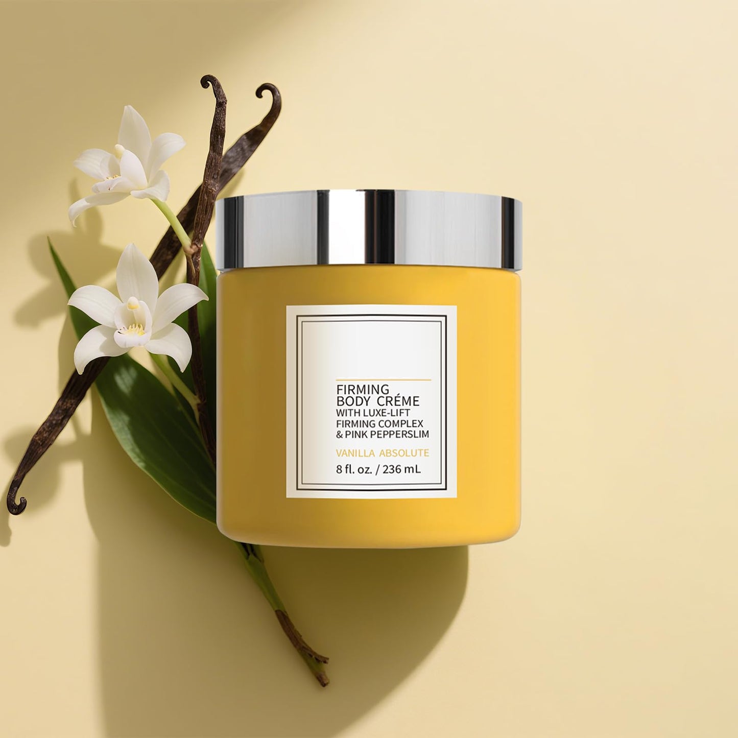 GTVOSY Champagne Lift Firming Body Creme, Anti-Aging Skin Tightening,Champagne Beaute Lift Firming Body Crème, Deep Hydration & Smoothing Skin On Arms & Legs body cream (Yellow, Vanilla)