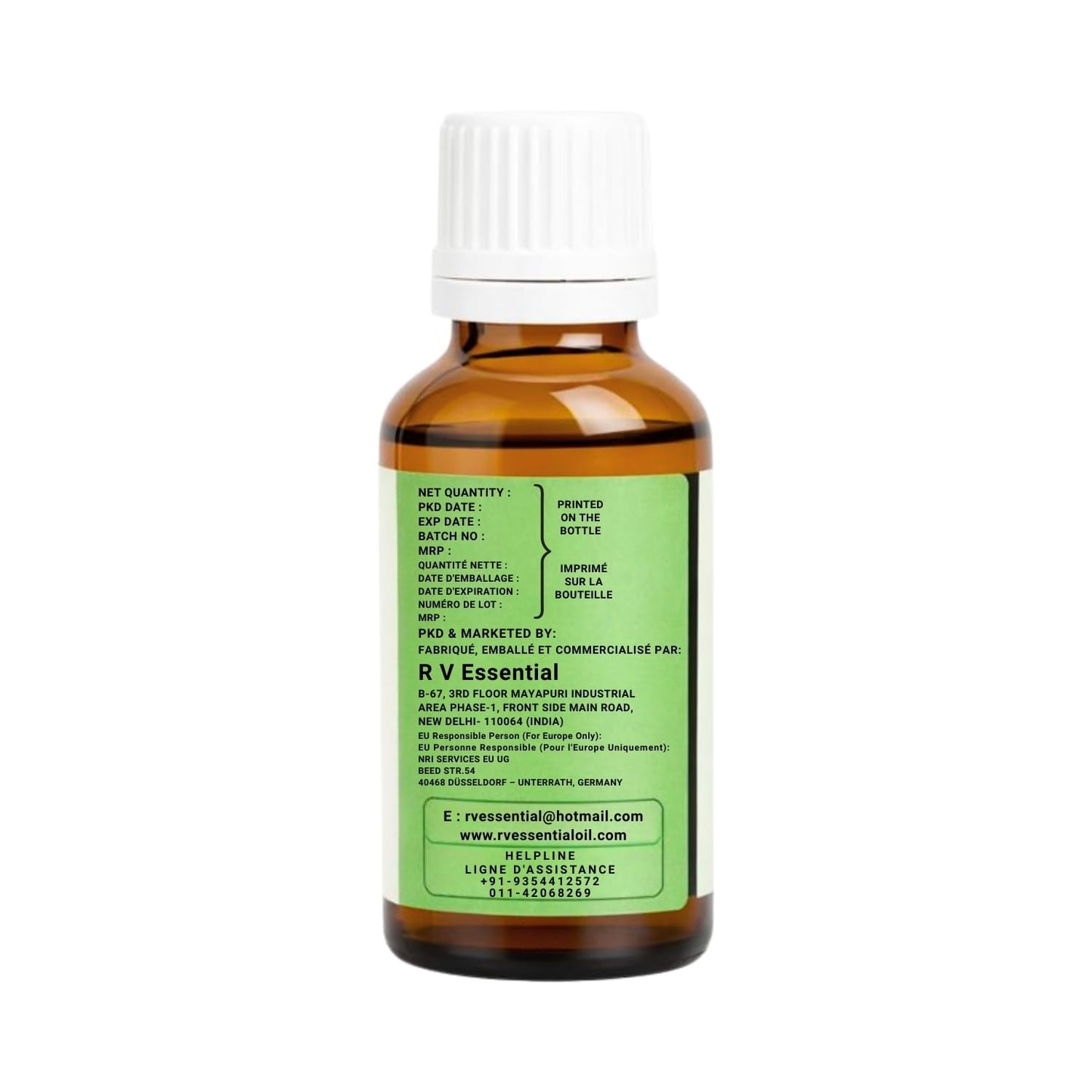 R V Essential Pure Evening Primrose Oil | Oenothera Biennis | 100% Natural Cold Pressed | for Face, Skin Care, Hair Care, Scalp Massage, Body Massage | 5ml | 0.169oz
