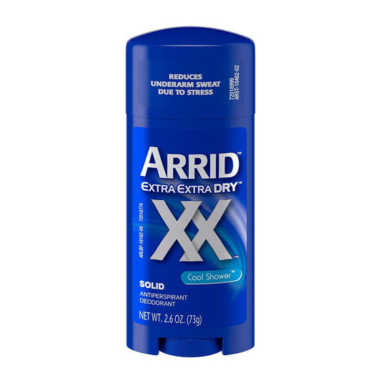 Arrid XX Cool Shower Solid Deodorant 2.6 oz (6-Pack) - Long-Lasting Freshness