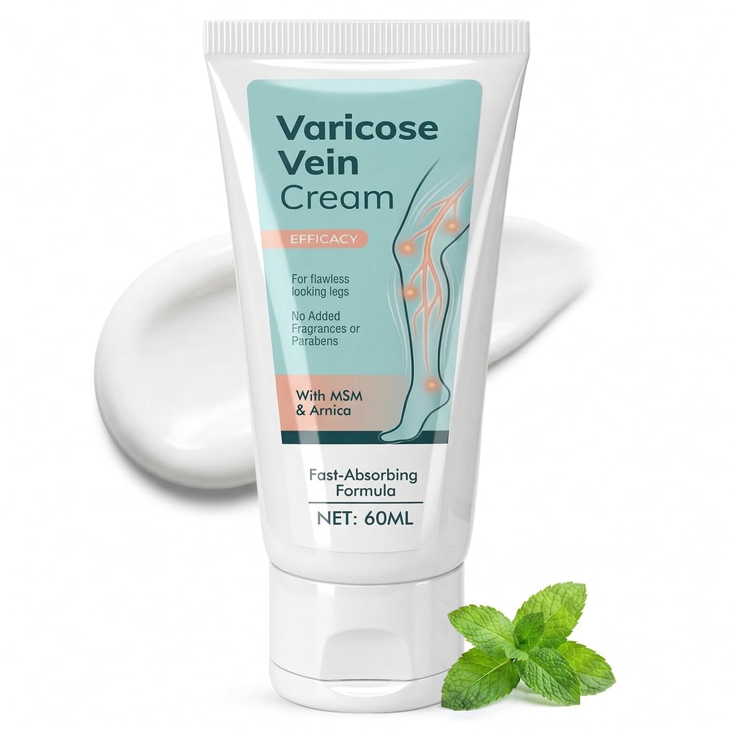 LYFTI Varicose Veins Cream for Legs, Soothing Leg Massage Lotion for Tired & Heavy Legs, Hydrating Formula to Support Skin Smoothness & Firmness