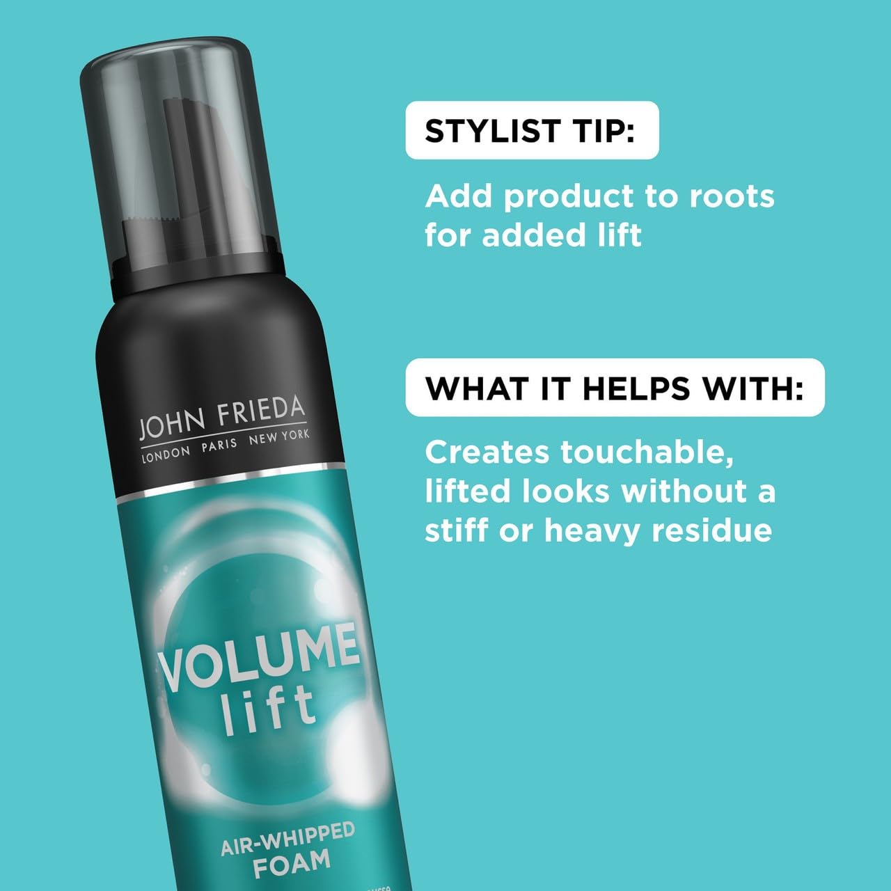 John Frieda Collection Luxurious Volume Perfectly Full Mousse, 7.5 Ounce (Pack of 3)