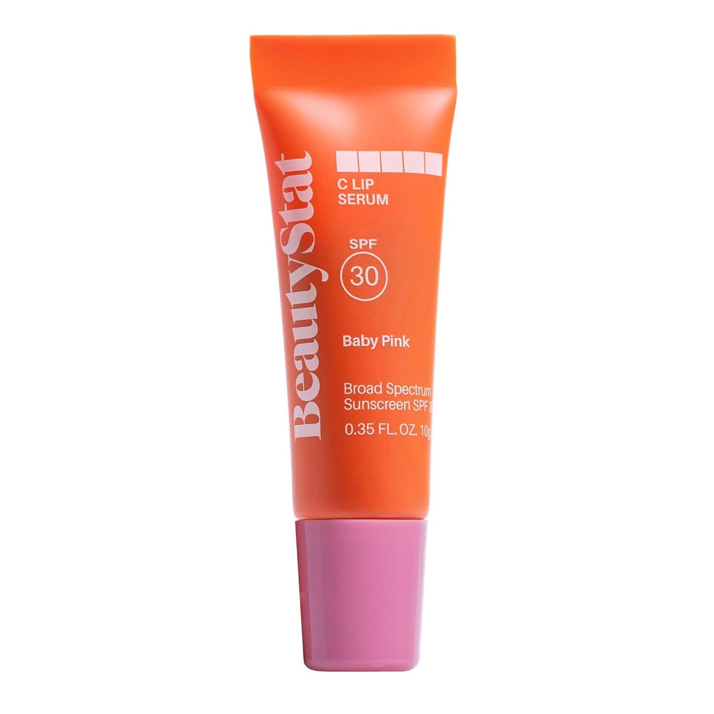 BeautyStat C Lip Serum - Hydrating Vitamin C Formula | Baby Pink Shade