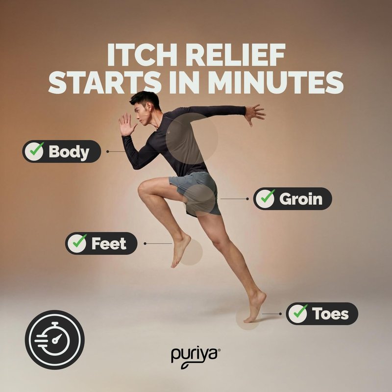 Antifungal Cream for Skin Fungus - Extra-Strength Treatment for Athletes Foot, Jock Itch & Ringworm | Tea Tree Oil Relief