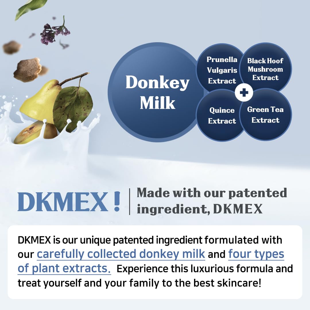 SKYMILK Panthenol Cream with Donkey Milk | 120 ml 4.05 Fl.Oz | Non-Sticky | Hypoallergenic | Deep Moisturization | Anti-Itch | Summer Essentials | Korean Skincare for Sensitive Skin