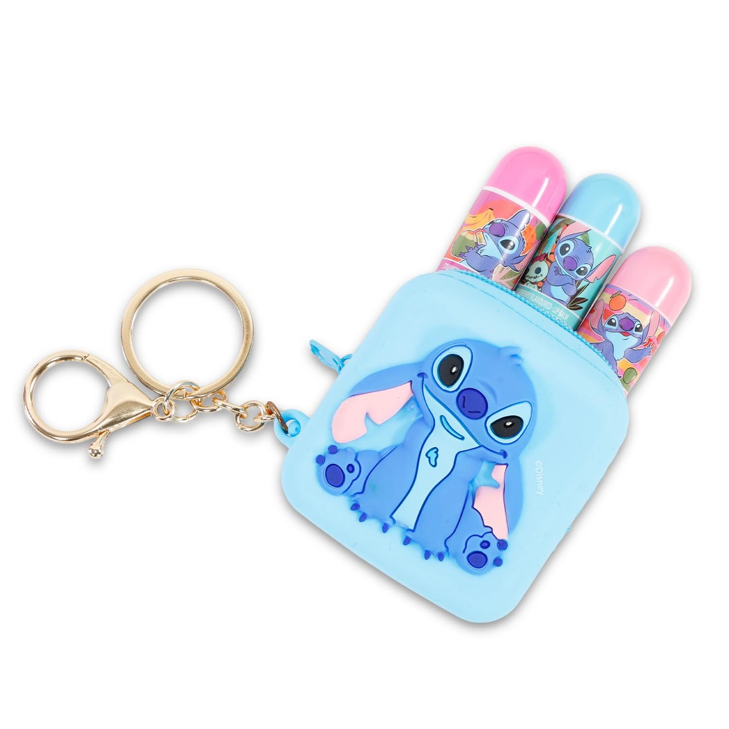 Stitch Lip Balm Tubes and Coin Pouch Set - Bundle with 3 Lip Balm Tubes in Assorted Flavors for Party Favors Plus Coin Purse, Stickers, More | Lilo & Stitch Party Favors
