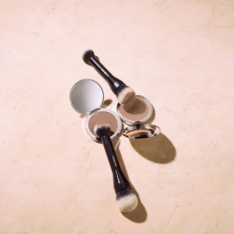 LUNE + ASTER Soft Silk Bronzer | Buildable Silk Bronzer, Luminous-Matte Finish - Chestnut