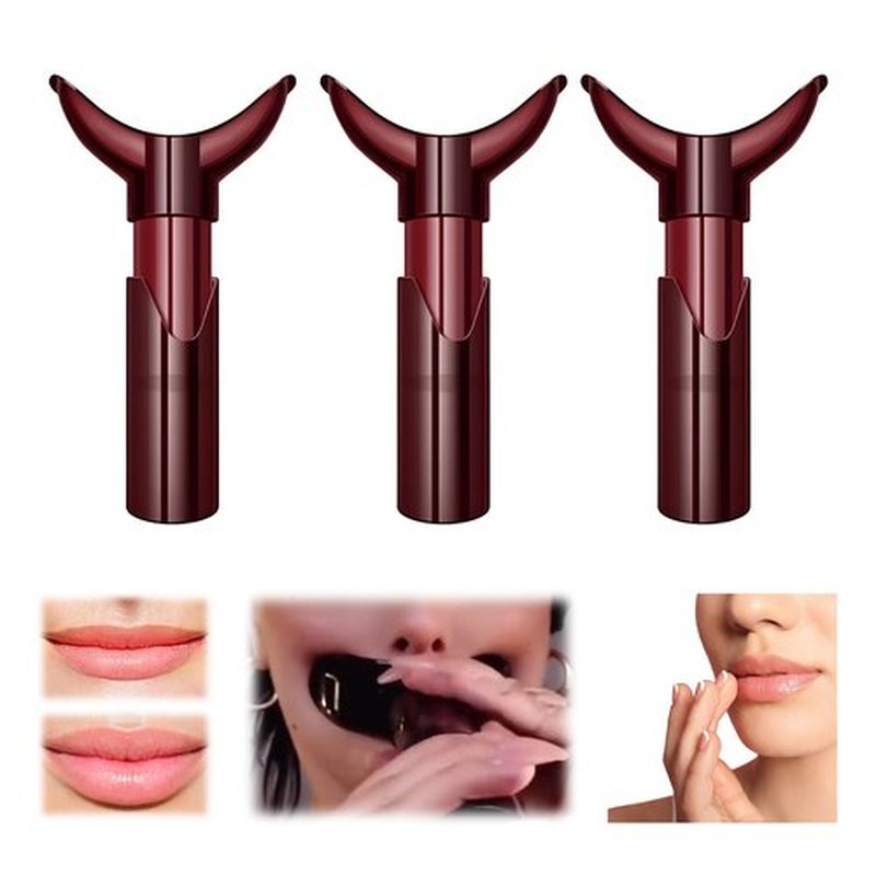 2023 New Lip augmenter for women, Lip Plumper Device Manual Lip Plumping Tool Self-Suction Natural Fuller Lips, Lip Plumping Devices (3 pcs)