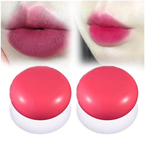 Korean Pudding Pot Blush-Lip Pudding Pot, Lip&Cheek Blurry Pudding Pot-5g, Pudding Pot Lip Tints, Buildable Lightweight, Multi-Use Soft Matte Finish Makeup Blush, Waterproof (03+04)