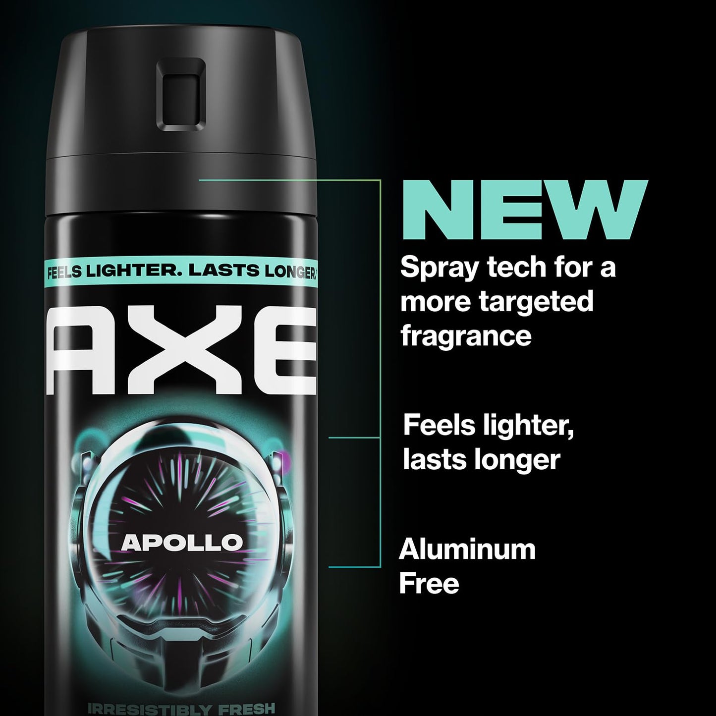 AXE Travel Deodorant, Body Spray, Apollo, 3-Pack – 48H High-Definition Scent & Odor Protection, Sage & Cedarwood, Aluminum-Free, 1 Oz Ea