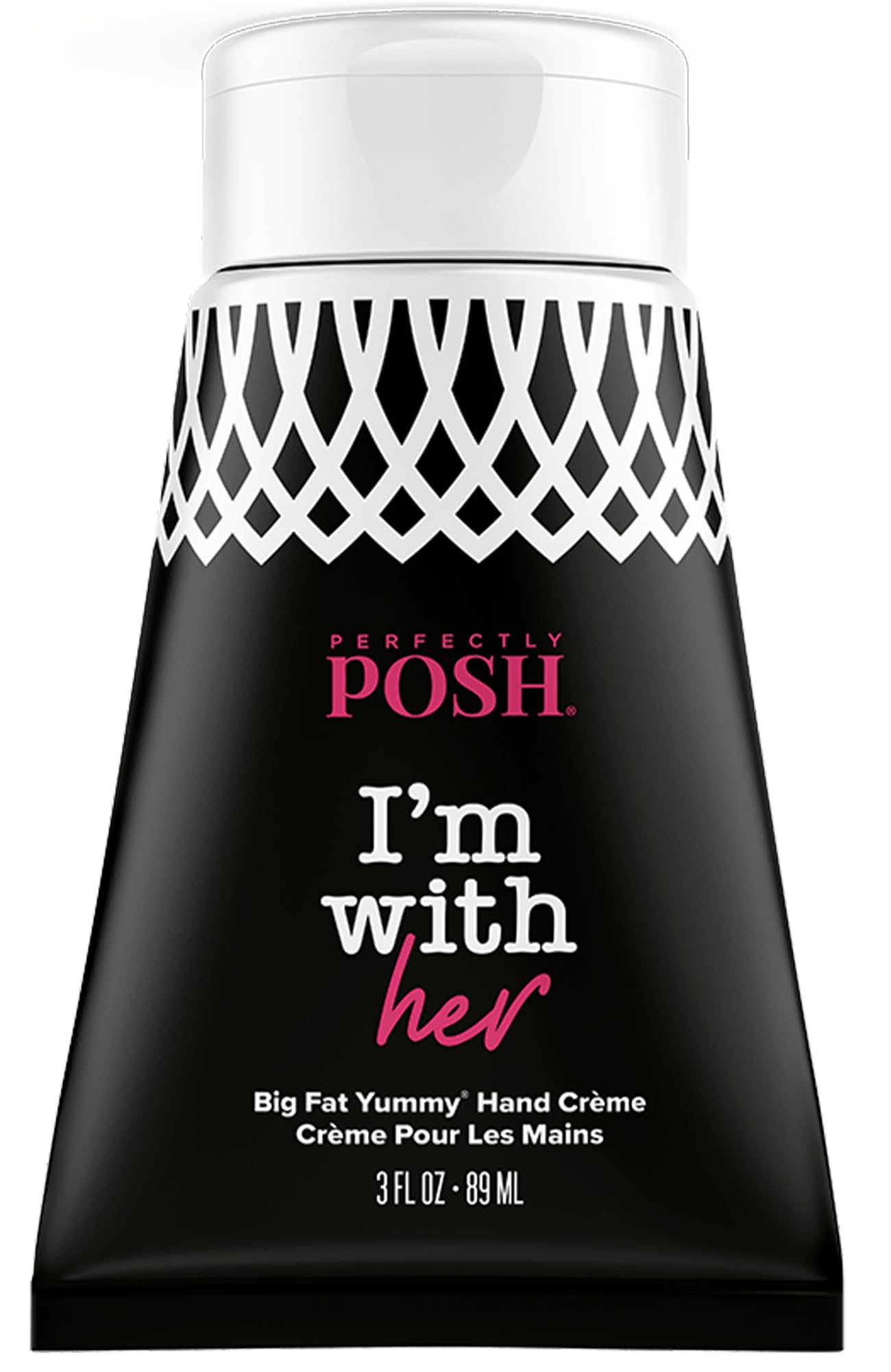 Perfectly Posh - I’m With Her Big Fat Yummy Hand Crème - Non-Greasy Hand Cream with Apricot Oil, Coconut Oil and Floral Berry Scent - 89ml