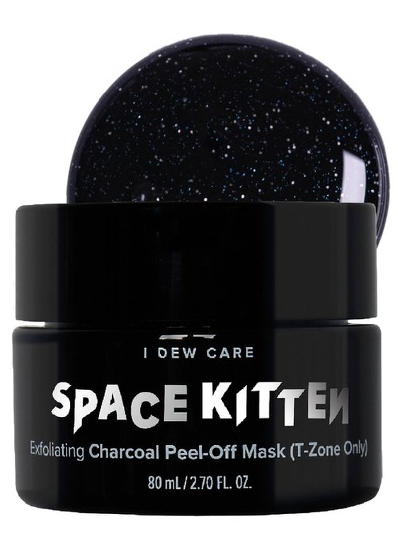 I DEW CARE Peel-off Face Mask - Space Kitten | Blackhead Remover, Whitehead Mask, Exfoliate with Charcoal, For T-zone, Pore Clearing, 2.70 Fl Oz