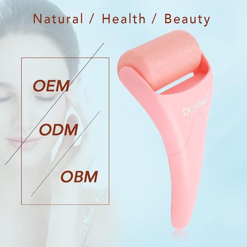 Dr.roller Ice Roller, Ice Roller for Face Women, Ice Face Roller & Eye Puffiness Relief, Face Ice Roller Skin Care Reduce Wrinkles Puffiness Migraine (Silicone Pink)