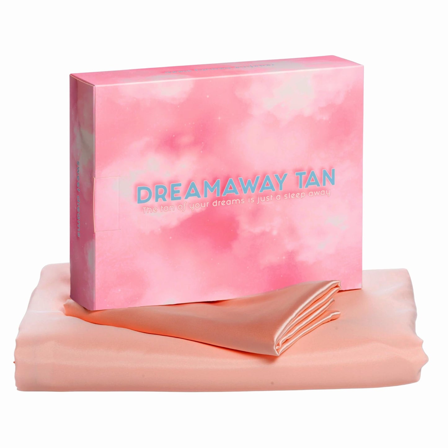 Dreamaway Self Tan Sleep Sac Travel Sheet and 4 Piece Tanning Mitt Kit Bundle - Includes Sewn-in Pillow Holder, 4 Easy Access Zippers and Bonus Pillow Case
