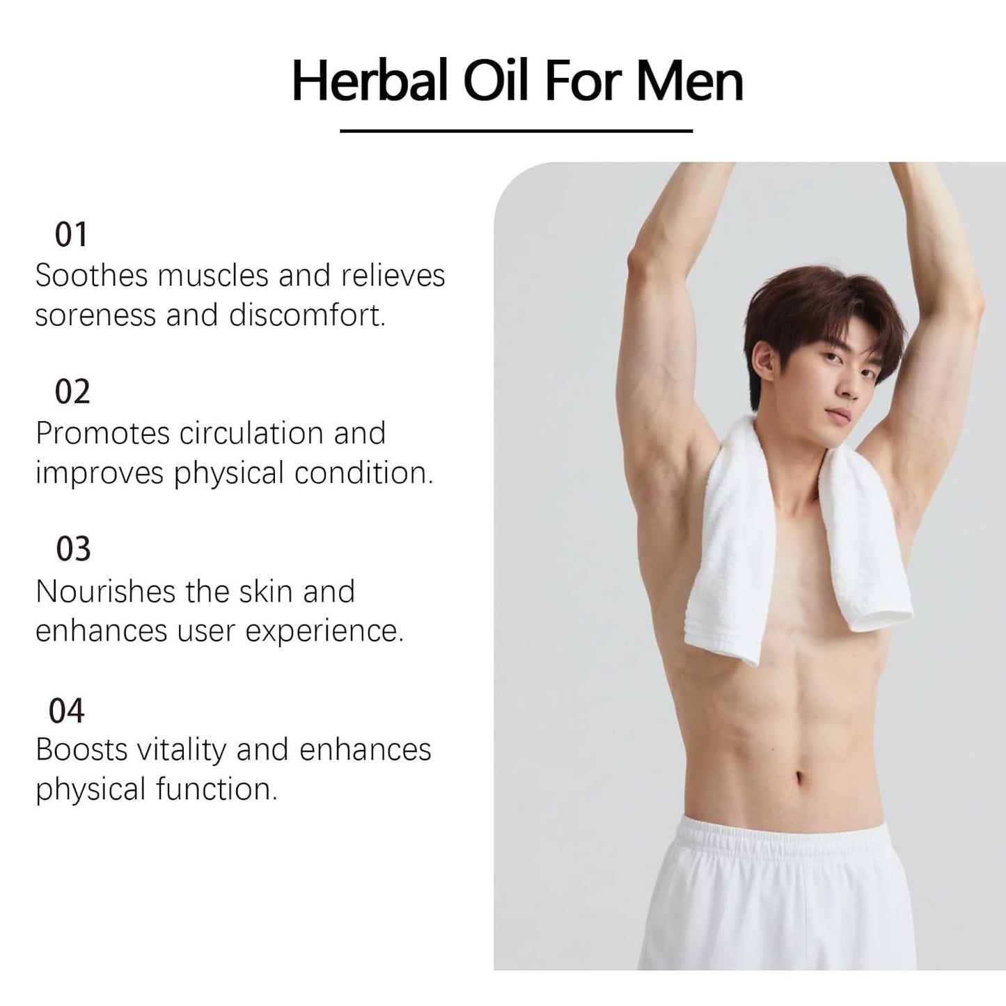 Max+ Afro Ayiti Oil for Men, Natural Herbal Oil, 2PC