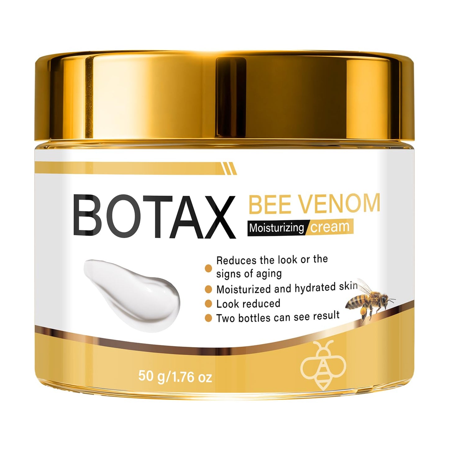 2026 Latest Botax Bee Venom Wrinkle Removal Cream(2PCS), Botax Cream with Bee Venom For Anti-Aging, Firming, Lifting, Moisturizing and smoothing Skin Cream for All Skin Types – Anti-Wrinkle Care