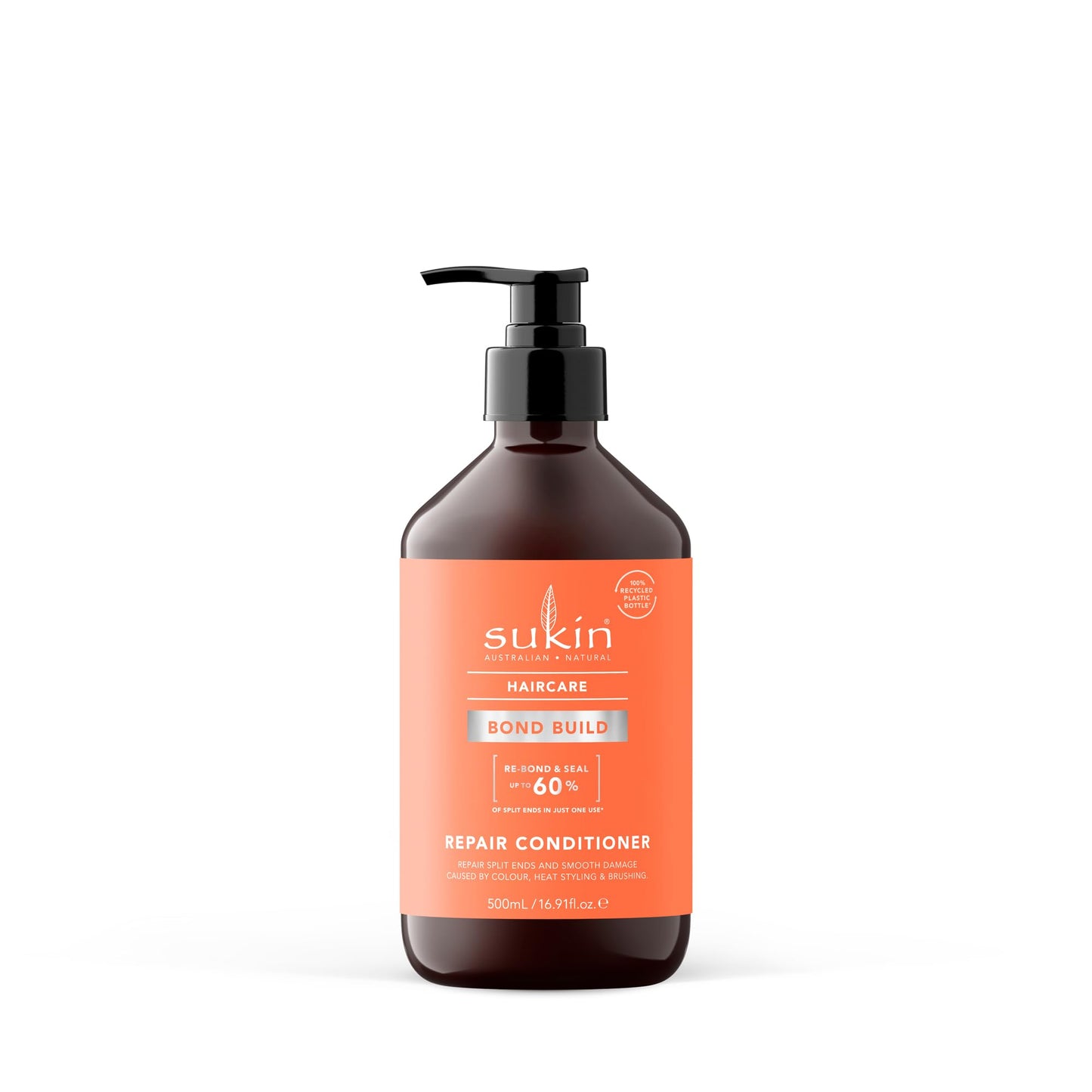 Sukin Haircare, Bond Build, Repair Shampoo, 16.91 fl oz (500 ml)