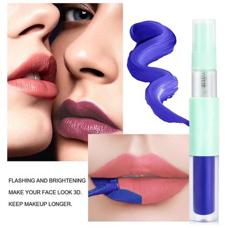 JUAAZIN Matte Lip Gloss with Spray Bottle, Pink Liquid Lip Stain Peel Off, Long Lasting Waterproof Lipstick Lip Gloss Stain, Transfer-proof, Highly Pigmented Color (Cherry Blossom Pink)