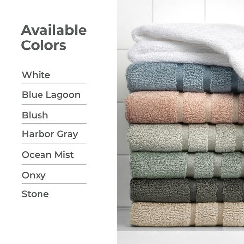 Cariloha Washcloth | Onyx | 12"x12" | Turkish Cotton & Viscose Material Blend | Extra Smooth and Highly Absorbent