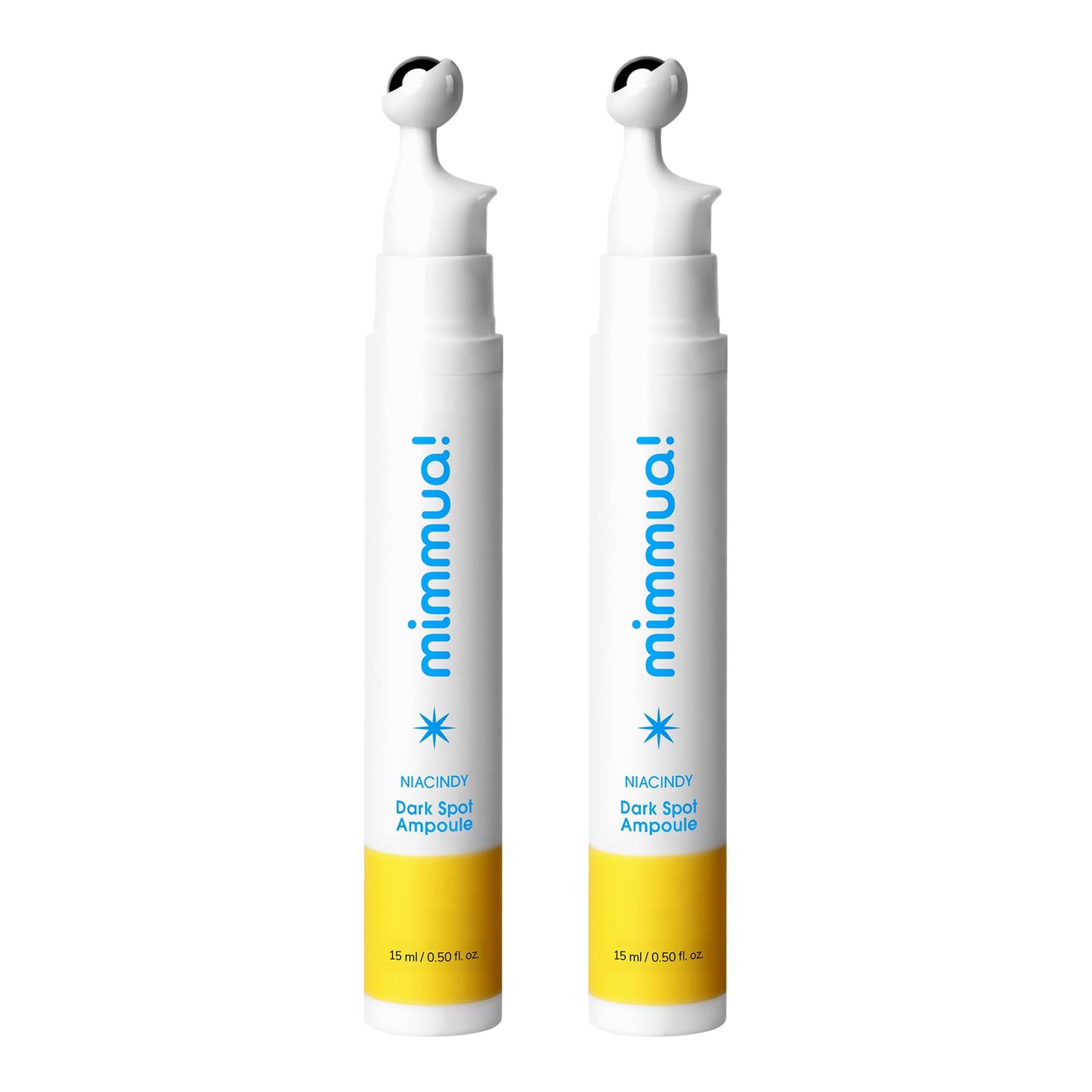 mimmua! Dark Spot Ampoule | Korean Clinic Skincare - NAD+ 0.1% & Thioctic Acid 0.01% & Niacinamide 10% | Overnight Treatment for Melasma, Hyperpigmentation, Discoloration, Acne Scars | 2pcs