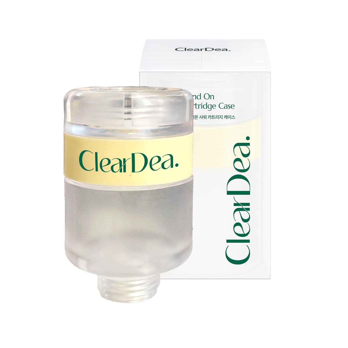 ClearDea Glow On and On Shower Cartridge Case (Cartridge Not Included) – Leak-Free Connector Attachment for Glow On and On Cartridges – Easy Installation
