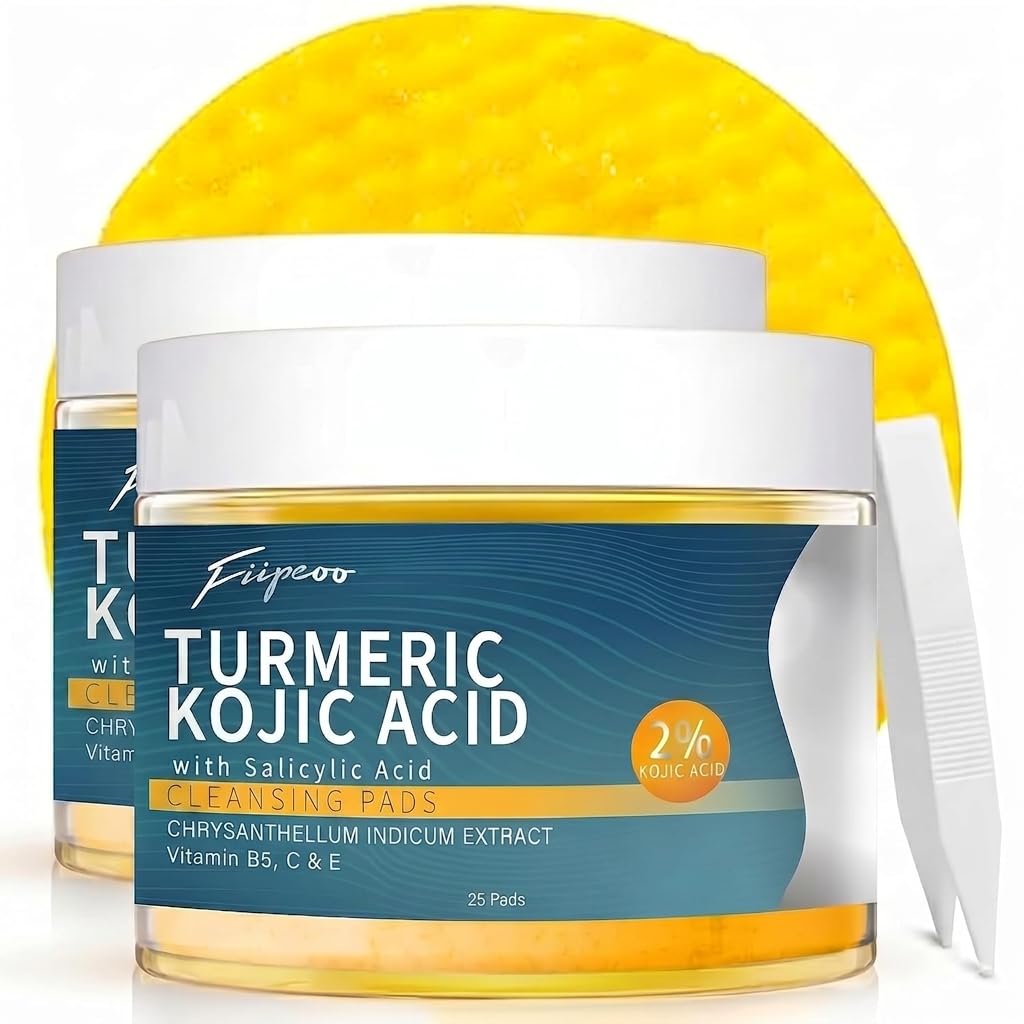 Turmeric Acid Pads for Face: Exfoliating, Cleansing & Clarifying