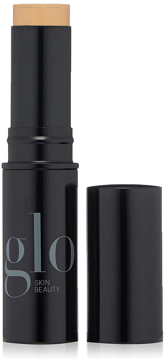 Glo Skin Beauty HD Mineral Foundation Stick - Concealer Makeup Infused with Hyaluronic Acid - Buildable Coverage, Contour & Highlighter (Buff 6W)