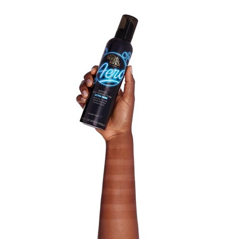 Bondi Sands Aero Self Tanning Foam | Lightweight + Fast-Drying Aerosol Formula Gives Skin a Hydrated, Long-Lasting Bronzed Glow | Ultra Dark, 7.61 Oz/225 mL