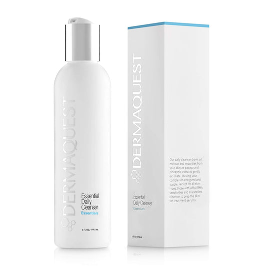 DermaQuest Gentle Exfoliating Daily Facial Cleanser - AHA & BHA Formula for Sensitive Skin | 6 oz.