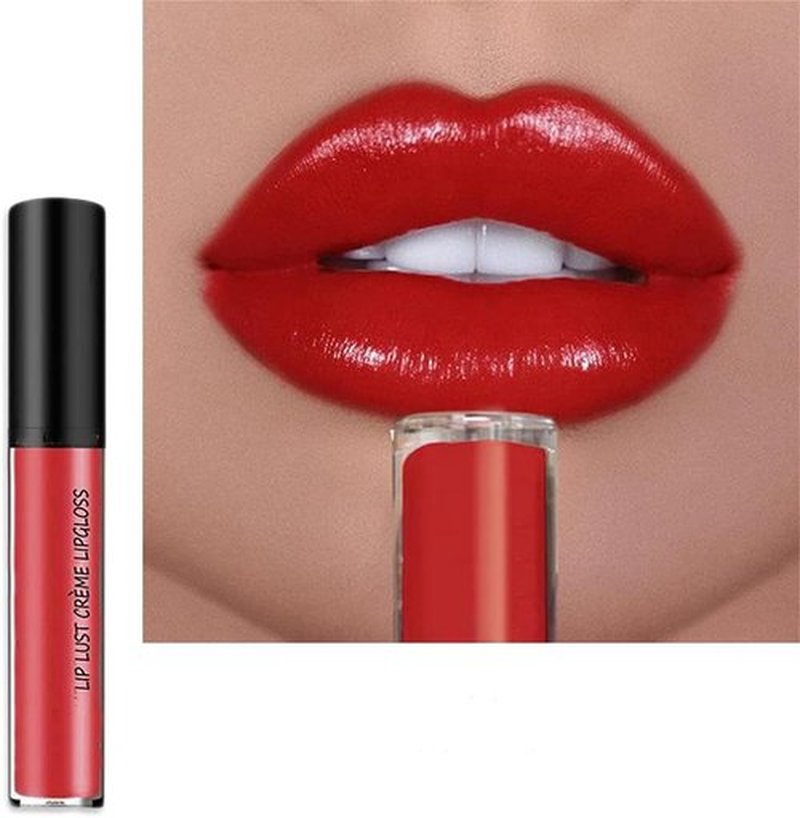 12 Color Cream Lip Gloss, 2025 New Long-Lasting Moisturizing Velvet Lip Lipstick, Waterproof, Non-Fading, Hydrating Lip Tint Natural Jelly Lipstick (08#, 1.3 Fl Oz)