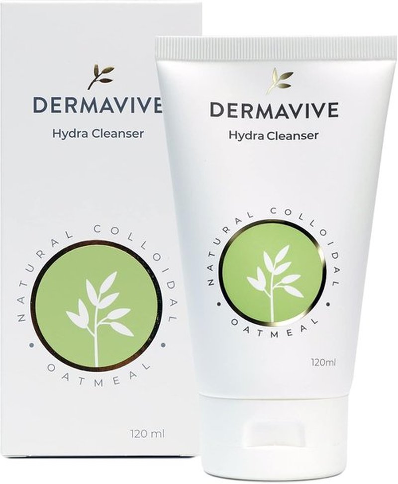 Dermavive Hydra Facial Cleanser (4.05 Oz) Refreshing, Deep Cleansing Daily Face Wash for Women & Men | PH Balanced, Gentle Face Cleanser Face Wash for Dry Skin, All Skin Types | Hydrating Facial Wash