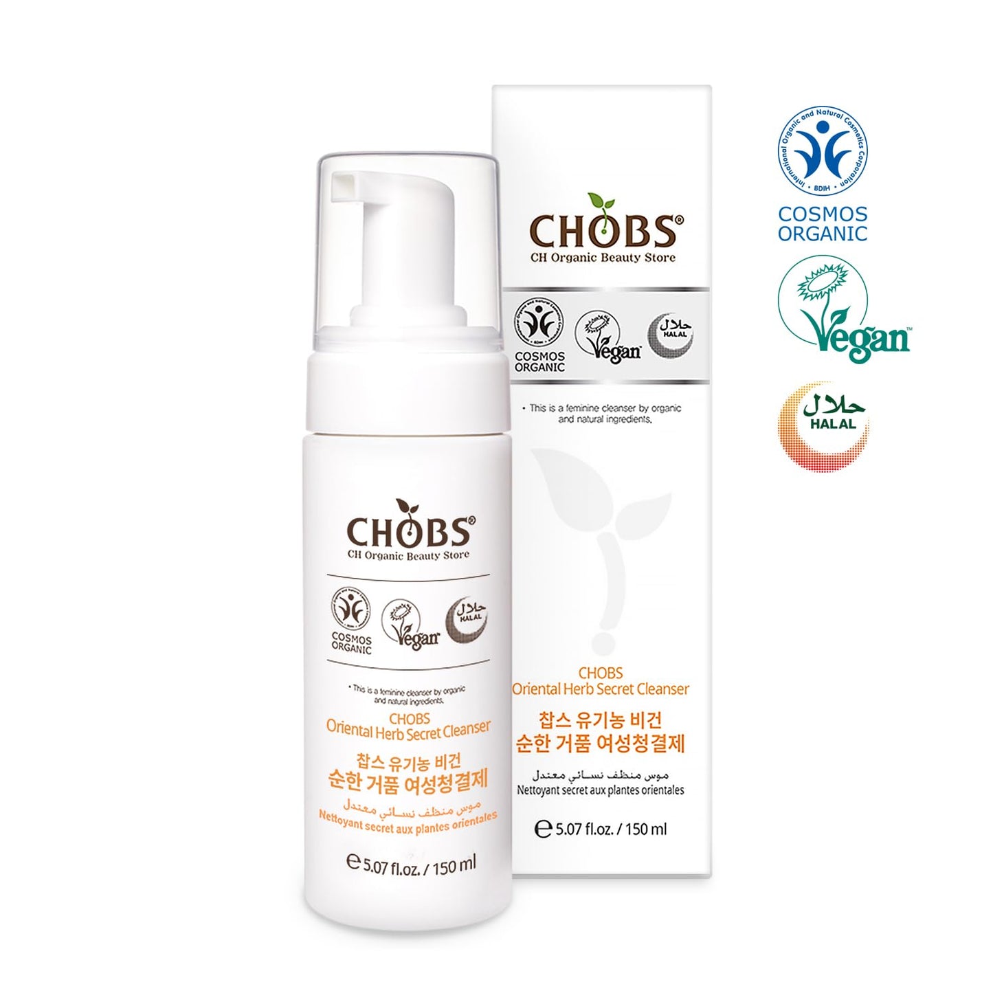 CHOBS Oriental Herb Secret Cleanser 150ml