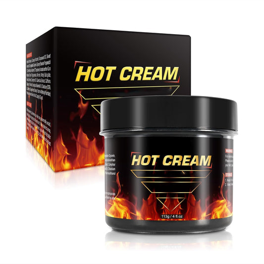 VOGSIG Hot Sweat Cream – Workout Support Formula for Muscle Warm-Up & Skin Comfort – Helps Encourage Perspiration During Exercise – For Women & Men – Thighs, Arms & Body – 4 fl oz