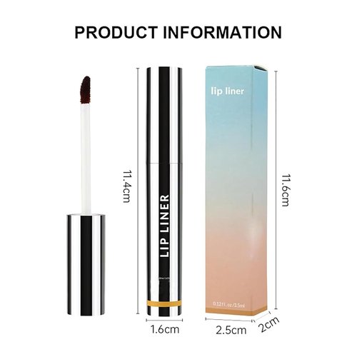Rhycoma Veldoro Peelix Peel off Lip Liner, Veldoro Lip Liner Stain Peel off, Qorva Peel off Lip Liner Stain, Veldoro Lip Stain for Women, Matte Surface Waterproof (Style B, One Size)