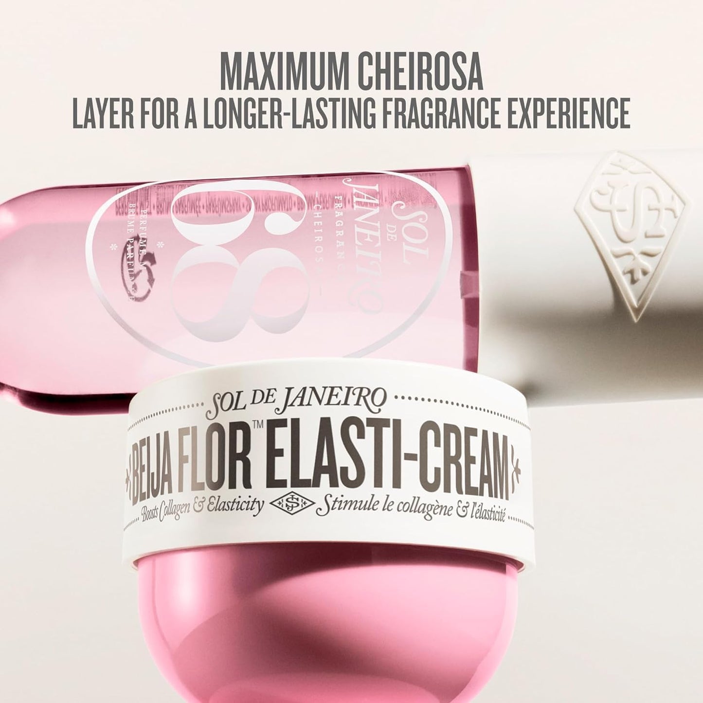 Sol de Janeiro Collagen Boosting Beija Flor Elasti-Cream & Cheirosa 68 Hair and Body Fragrance Mist Duo 8.1 fl oz.