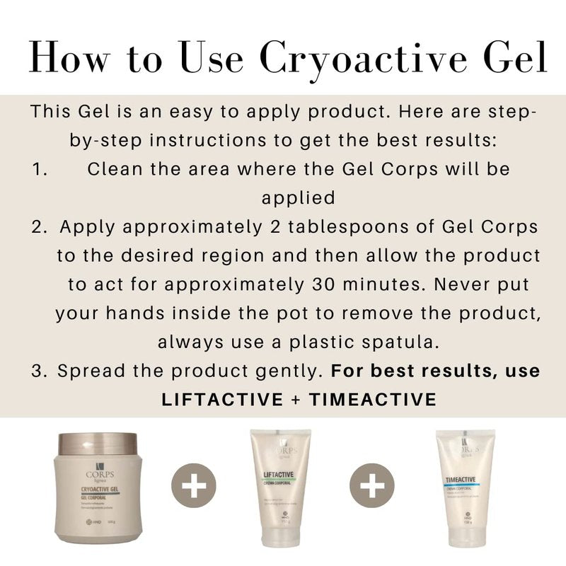 Cellulite Cream - Cryoactive Slimming Gel for Skin Tightening & Firming | Reduces Cellulite Appearance