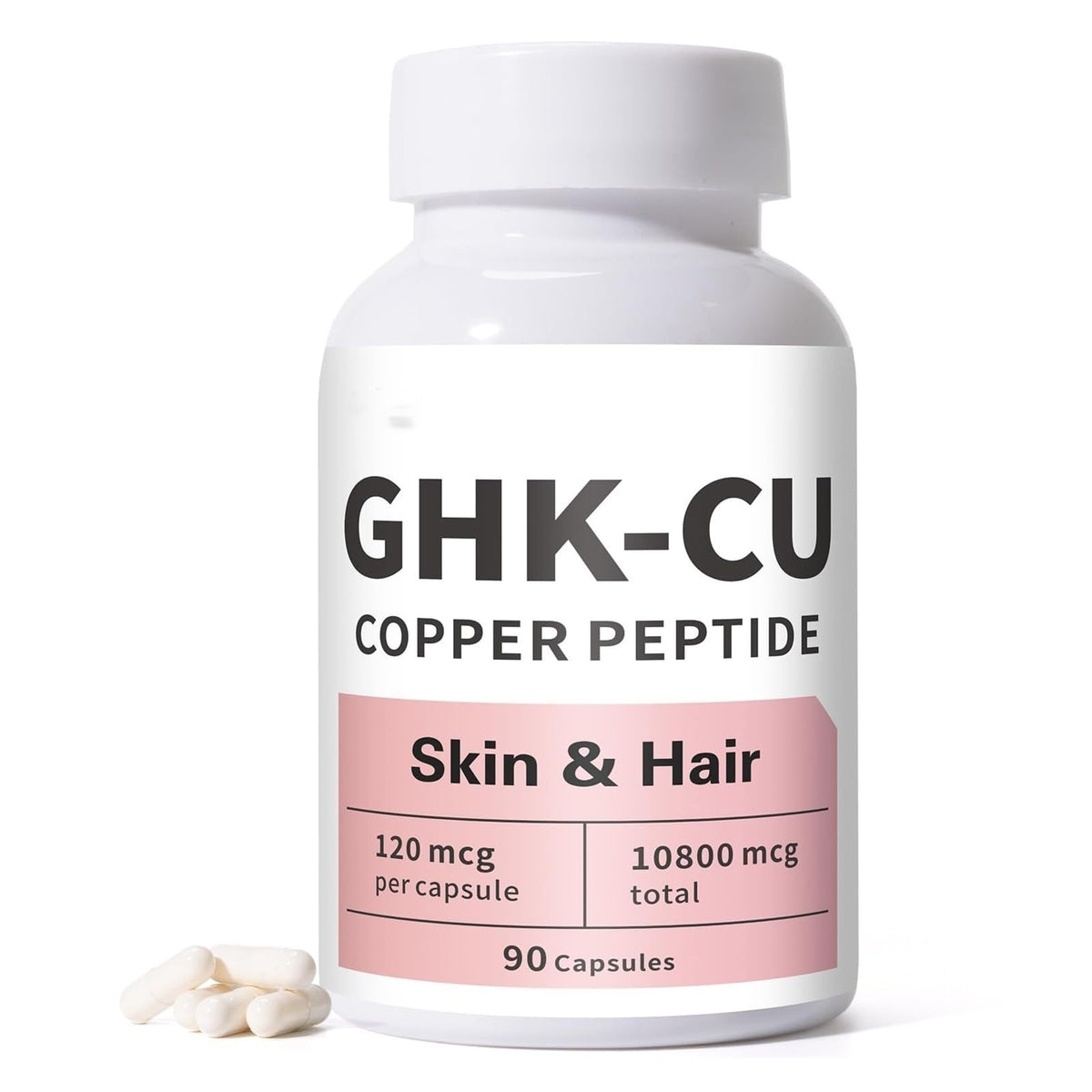 GHK-Cu Peptide for Skin & Hair, Easy to Absorb