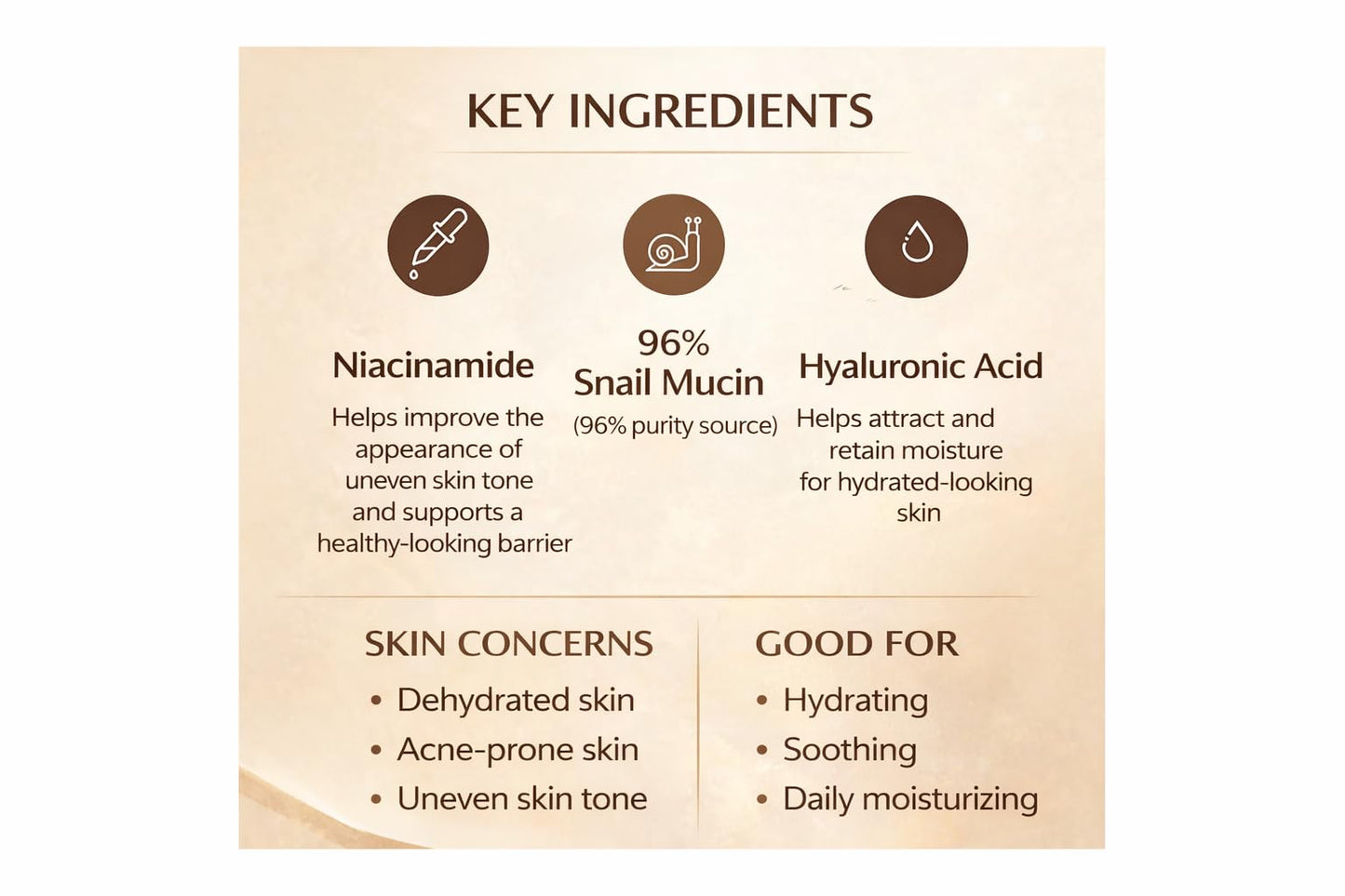 Silverlake essentials Snail Mucin Moisturizer, 96% Purity, Hydrating Soothing Revitalizing Face Cream, 1.7 oz