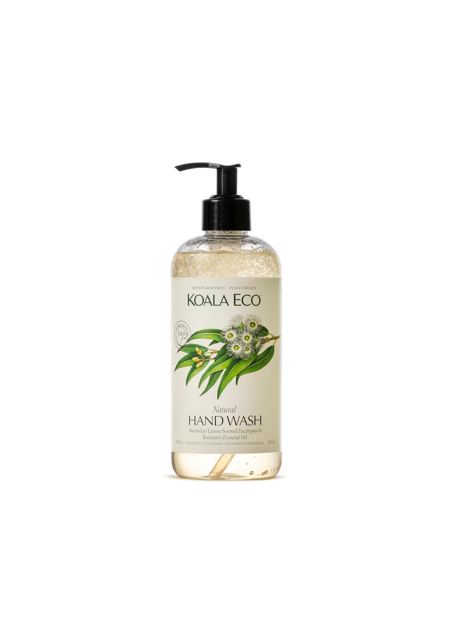 Koala Eco Hand Wash - with Australian Lemon Scented Eucalyptus & Rosemary Essential Oil - 24oz