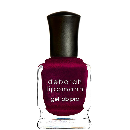 Deborah Lippmann Gel Lab Pro Nail Polish Treatment Enriched for Health, Wear, and Shine No Animal Testing, 21 Free, Vegan Red and Purple Colors