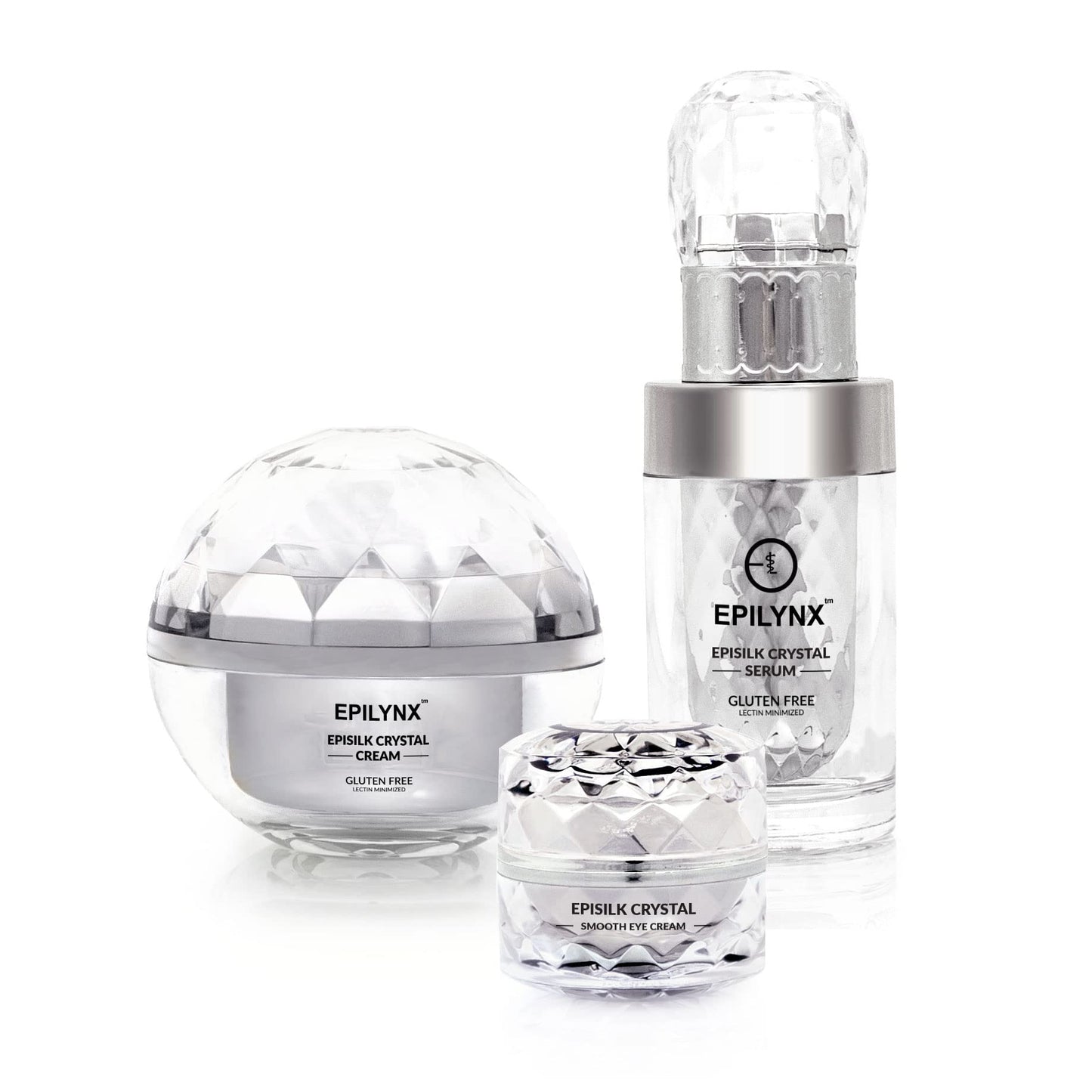 EPILYNX Allergen Free for Sensitive Skin Crystal Anti Aging Daily Skin Care Routine Package Gift Set Kit For Women - Reduces Redness and Dryness by Dr. Liia
