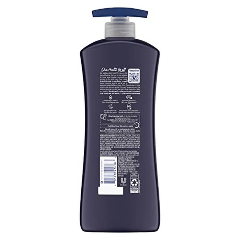Vaseline Men Fast Absorbing 3-in-1 Face, Hands & Body Lotion for Men, 4 pack For Dry Skin,Absorbs in Just 15 Seconds for Moisturized Skin 20.3 Oz