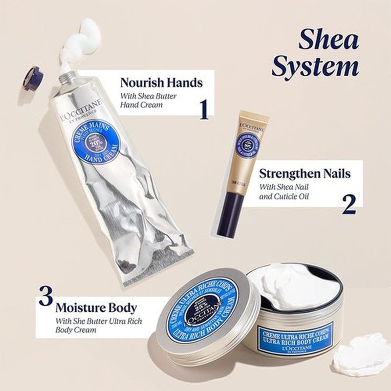 L’Occitane Shea Butter Hand Cream 5.1 Oz: Nourishes Very Dry Hands, Protects Skin, With 20% Organic Shea Butter, Vegan, 1 Sold Every 3 Seconds*