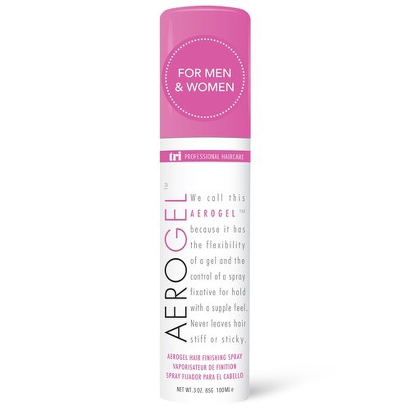 TRI Design Aerogel Hairspray - Extra Hold, Free & Clear Hairspray for Men and Women, Volume Fixer & Non-Sticky Essentials, Flexible Hold Bottle, Scented - (3oz, Pack of 1)