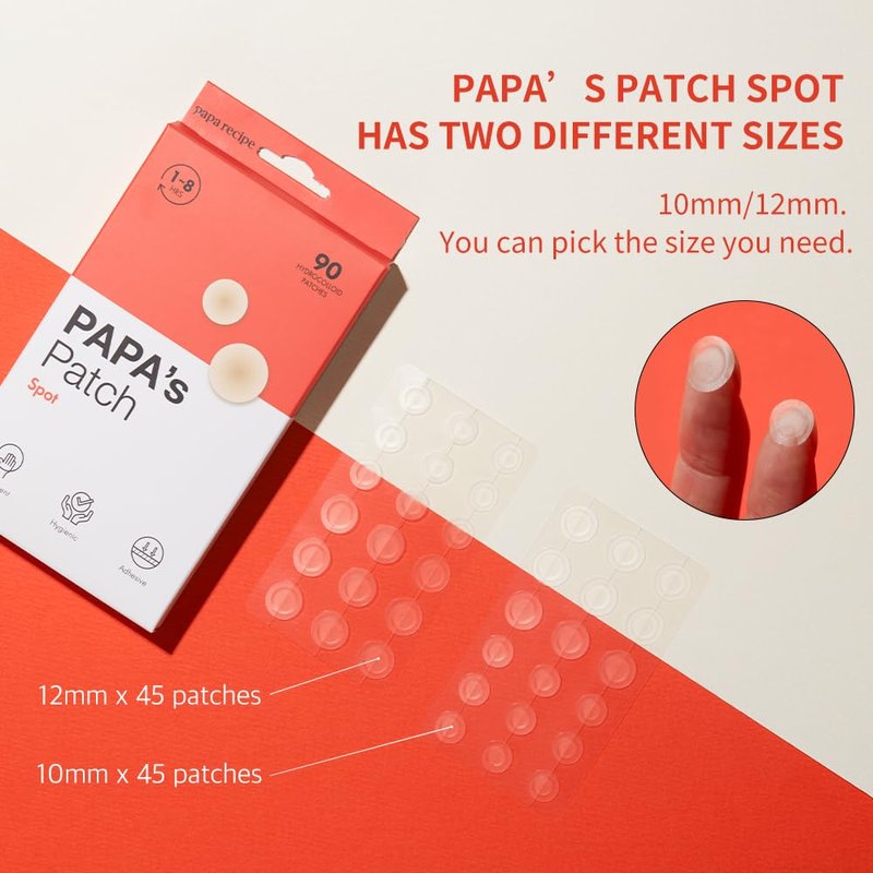 Hydrocolloid Acne Pimple Patches - 90 Pack Spot Treatment for Face, Blemishes & Breakouts | Invisible Skin Care Solution