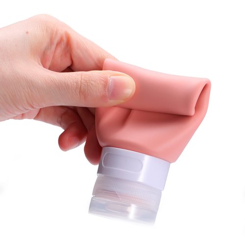 Travel Bottles for Toiletries,BPA Free,3 oz Tsa Approved Silicone Leak Proof Refillable Portable Squeeze Empty Accessories Travel Size Containers for Lotion Shampoo Conditioner Liquids(4 Pack)