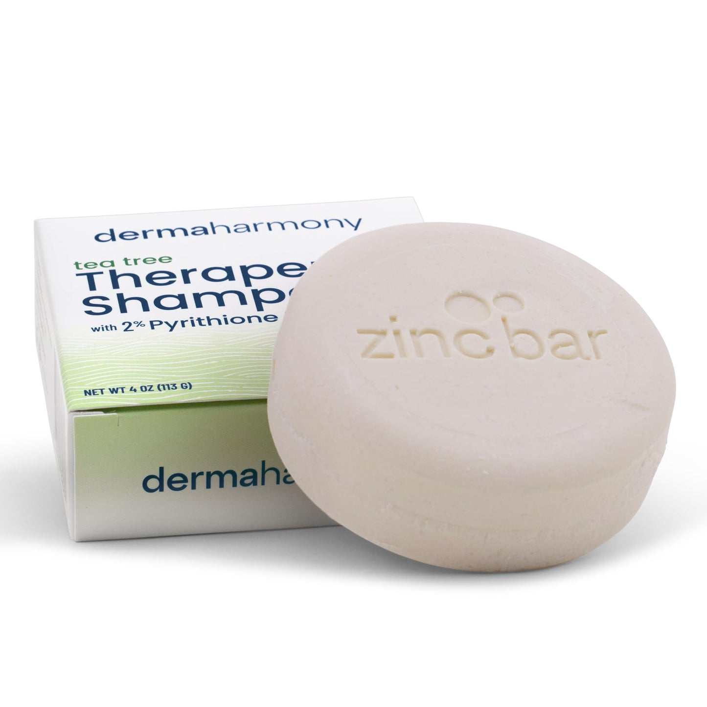 Dermaharmony 2% Pyrithione Zinc Shampoo Bar - Tea Tree (4 Oz)