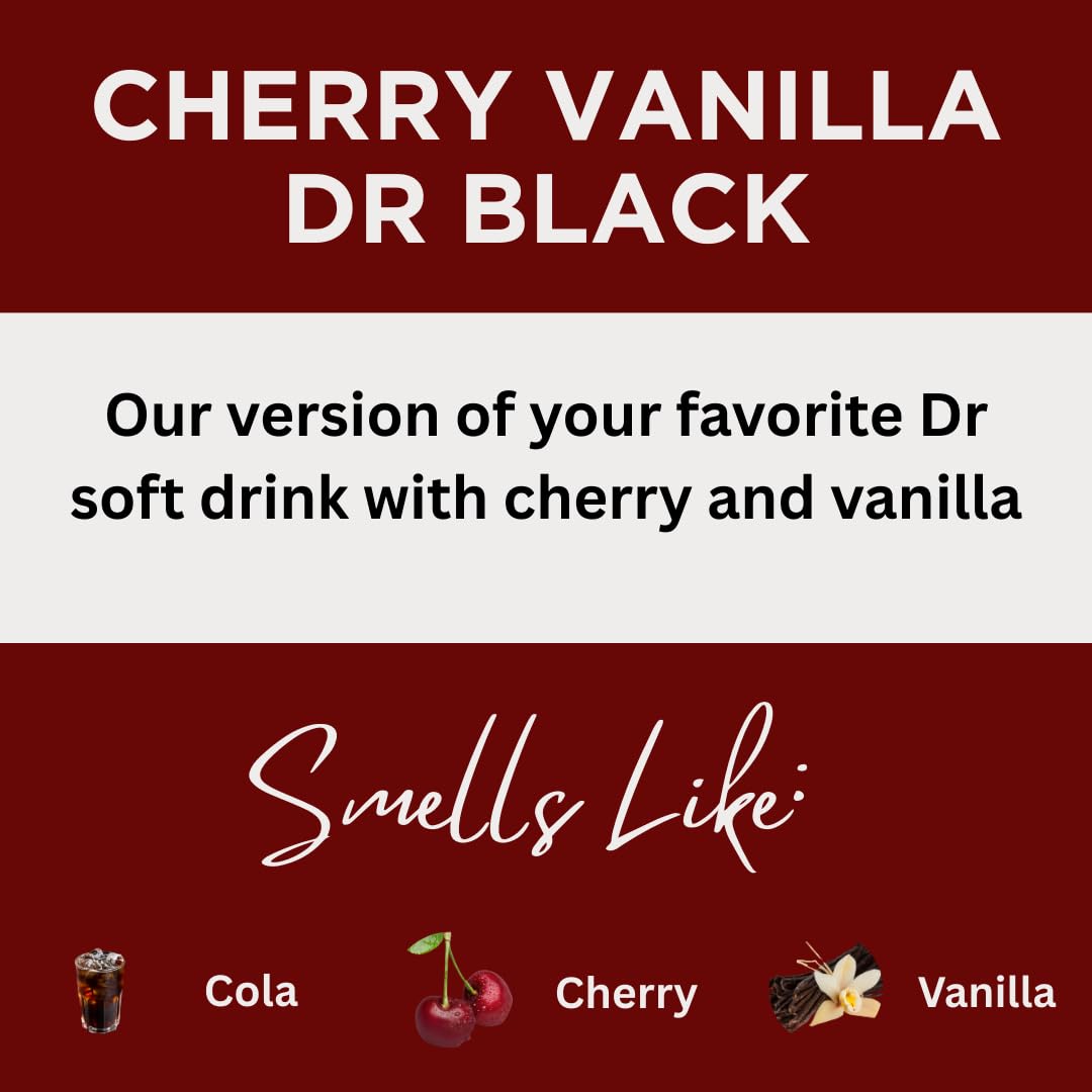 Black Canyon Cherry Vanilla Dr Black Scented Body Lotion with Lanolin and Jojoba Oil, 12 Oz (2 Pack)