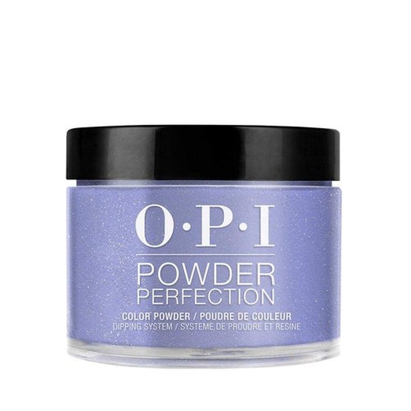 OPI Powder Perfection Show Us Your Tips! | Opaque Bright Blue Shimmer Nail Dipping Powder | Acrylic Alternative