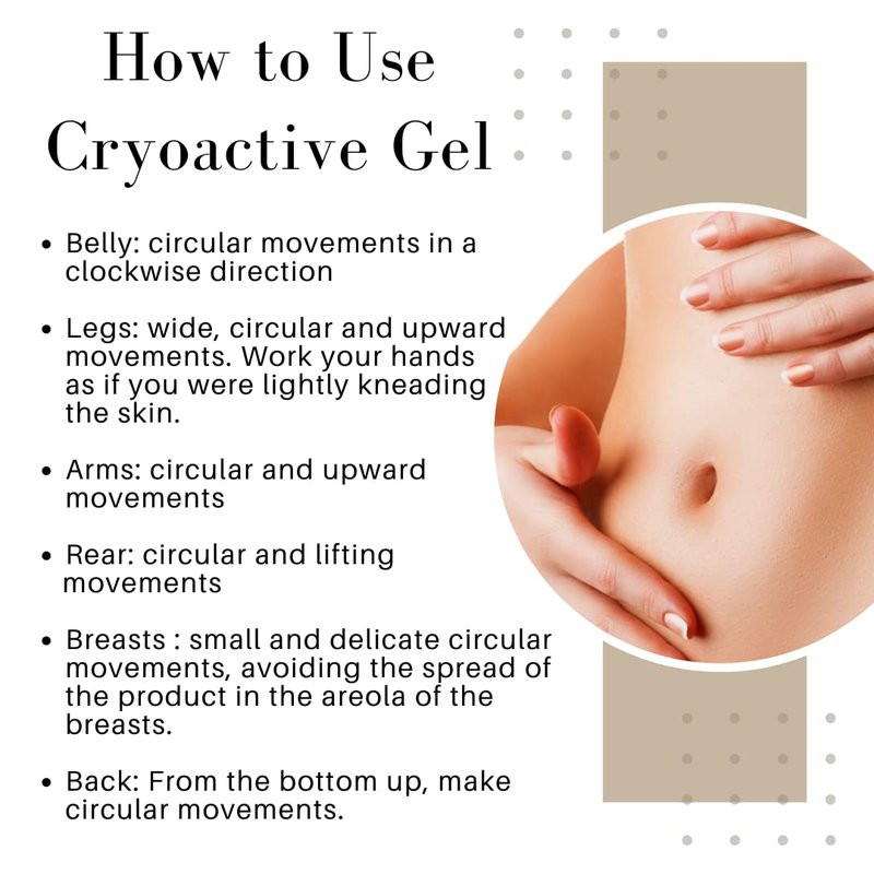 Cellulite Cream - Cryoactive Slimming Gel for Skin Tightening & Firming | Reduces Cellulite Appearance